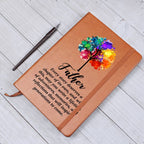 Father's Legacy Tree of Life Vegan Leather Journal | Dad Gift Notebook