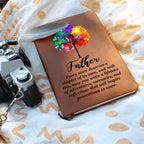 Father's Legacy Tree of Life Vegan Leather Journal | Dad Gift Notebook