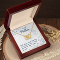 Mother Interlocking Hearts Necklace | CZ Crystal | Thank You Always There Gift