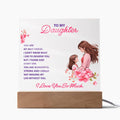 You Are My Best Friend Daughter Keepsake Acrylic Plaque | Gift from Mom