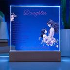 You Are My Best Friend Daughter Keepsake Acrylic Plaque | Gift from Mom