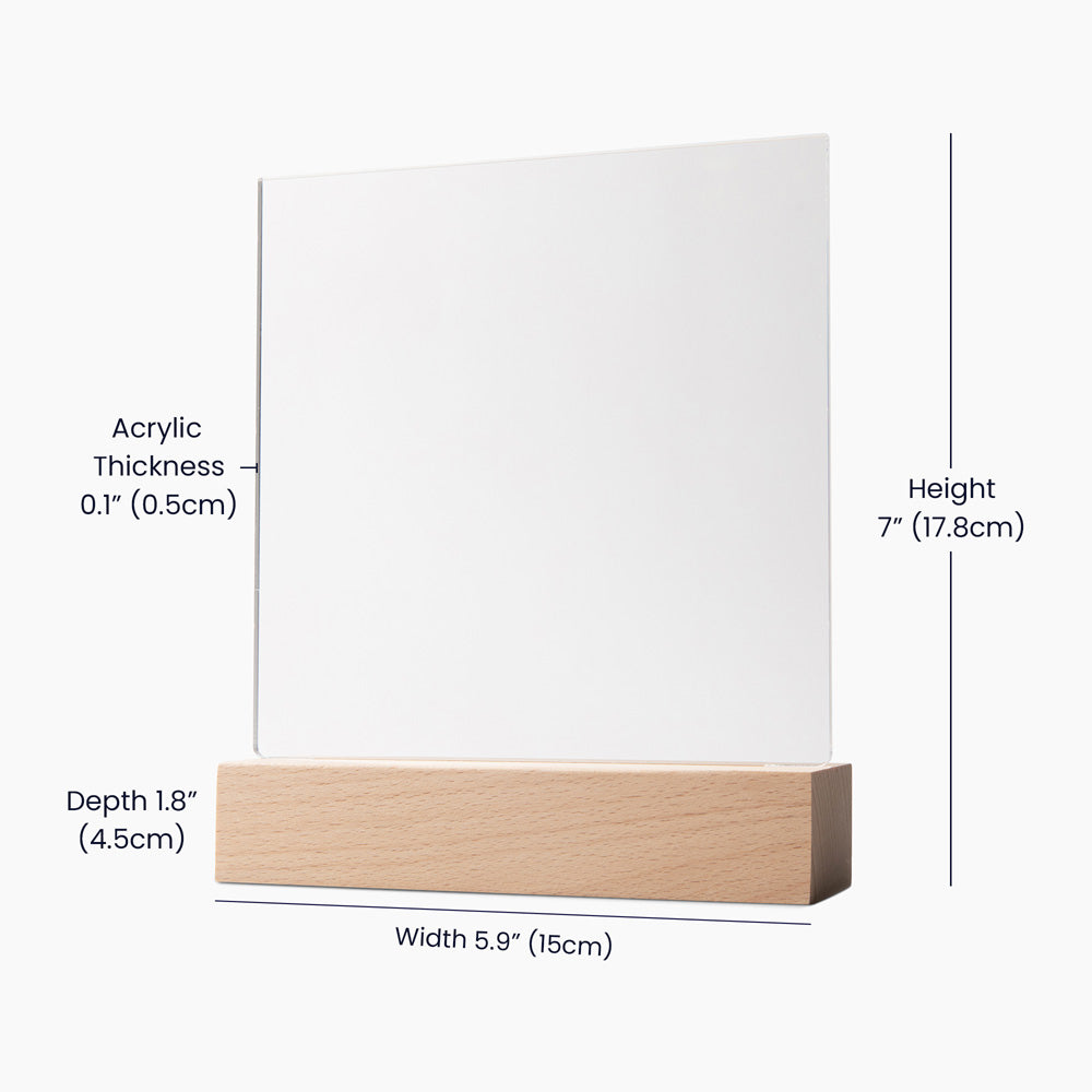 Grandpa Keepsake Acrylic Plaque | Square Design | Sentimental Gift for Grandfather
