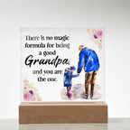 Grandpa Keepsake Acrylic Plaque | Square Design | Sentimental Gift for Grandfather