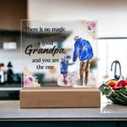 Grandpa Keepsake Acrylic Plaque | Square Design | Sentimental Gift for Grandfather