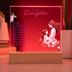 You Are My Best Friend Daughter Keepsake Acrylic Plaque | Gift from Mom