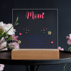 Forever Thankful Mom Keepsake Acrylic Plaque | Grateful Gift for Mother